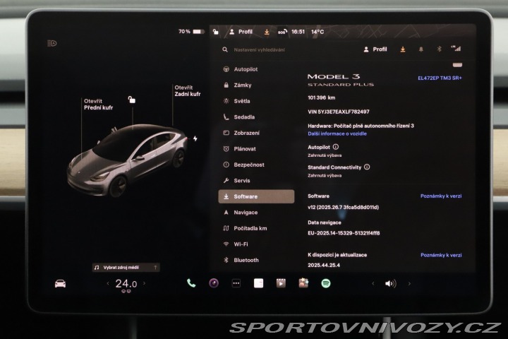 Tesla Model 3 Std Range Plus 52kWh 2020