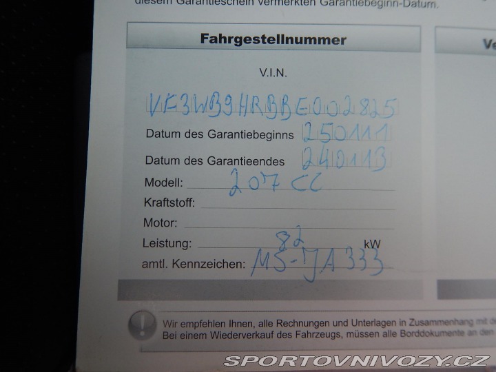 Peugeot 207 CC CC 1.6 HDI, DIGIKLIMA 2011