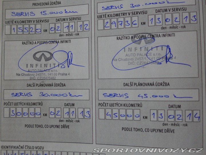 Infiniti Ostatní modely FX 37 2012