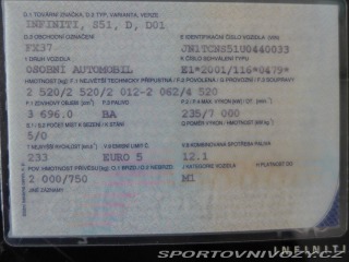 Infiniti Ostatní modely FX 37 2012