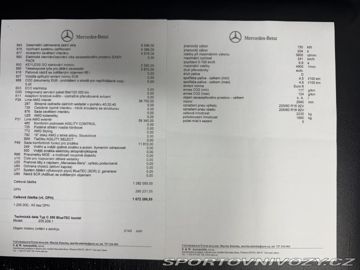 Mercedes-Benz C 250D AMG W205 2015