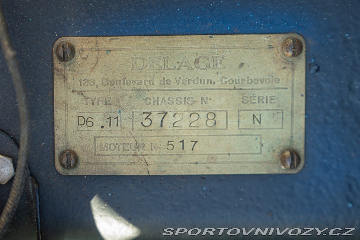 Ostatní značky Ostatní modely Delage D6 - 11 1933