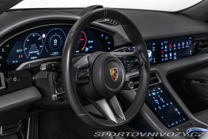 Porsche Taycan PDCC, ventilace, pano 2021