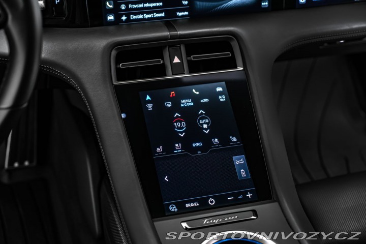 Porsche Taycan PDCC, ventilace, pano 2021