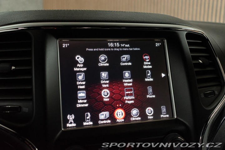 Ostatní značky Ostatní modely Jeep Grand Cherokee SRT 6.4 V8 HEMI 4x4 ACC*Č 2016