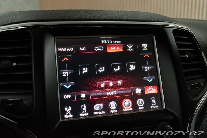 Ostatní značky Ostatní modely Jeep Grand Cherokee SRT 6.4 V8 HEMI 4x4 ACC*Č 2016