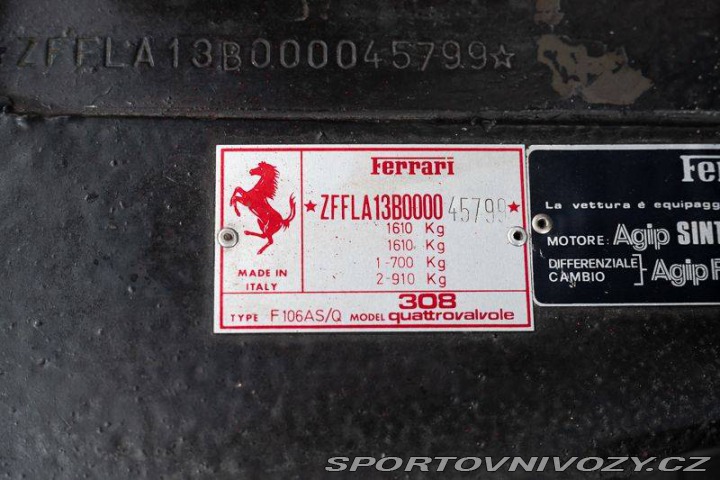 Ostatní značky Ostatní modely Ferr 308 GTSi QV 1983