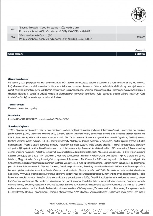 Alfa Romeo Giulia Quadrifoglio 2.9 2024