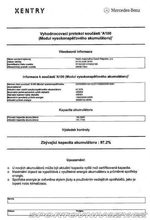 Mercedes-Benz Ostatní modely EQB 350 4M*AMG*SOH 97%*ČR* 2022