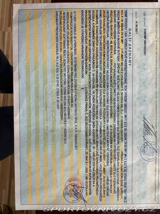 Ford Mustang ROUSH Stage 3 2020