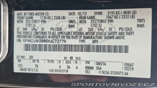 Ford Ostatní modely Kuga 2,0   EcoBoost 178kW 4x4 2013