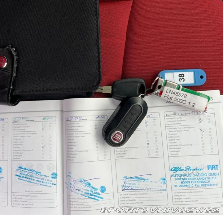 Fiat 500 500C 1.2 Pop 51 kW 2011