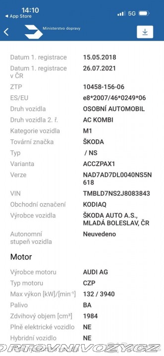 Škoda Ostatní modely Kodiaq 2,0   Benzin 2015