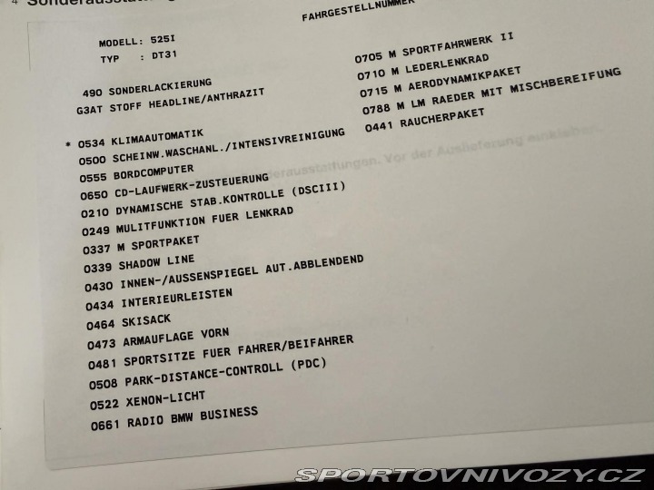 BMW 5 BMW E39 525i 6 válec 2001