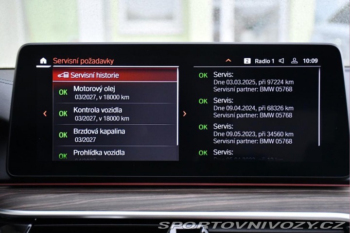 BMW 5 540i xD LUXURY HUD REZERV 2022
