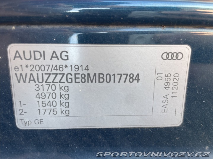 Audi Ostatní modely e-tron 0,0 55 Quattro 300kw Pano 2020