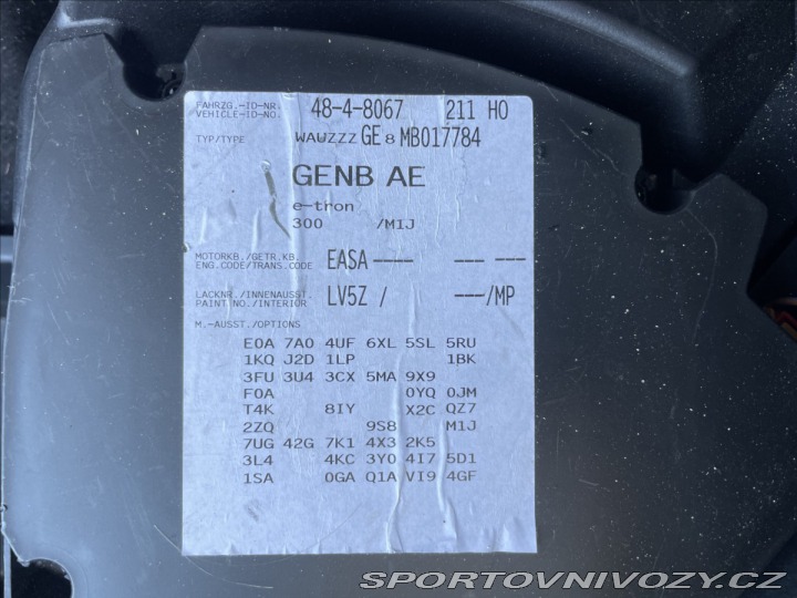 Audi Ostatní modely e-tron 0,0 55 300kw Quattro Pano 2020