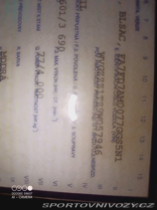 Volkswagen Ostatní modely Touran 1,9   TDi 2008