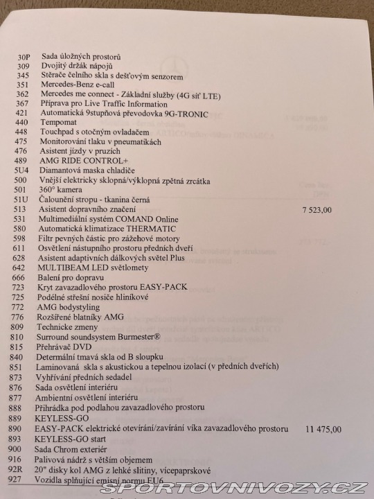 Mercedes-Benz Ostatní modely glc 43 amg 4MATIC 2019