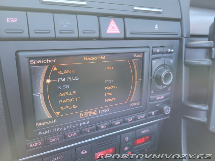 Audi A4 2.0TDI CABRIO KŮŽE NAVI 2008