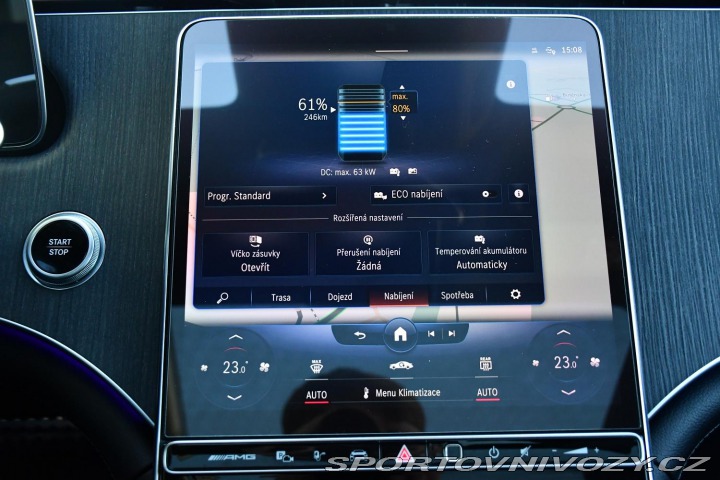 Mercedes-Benz Ostatní modely EQE AMG 53 4MATIC+ PANO HUD Z 2023