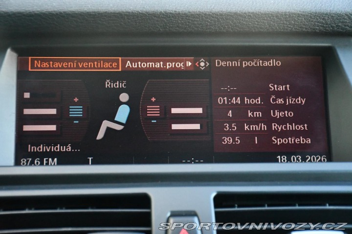 BMW X6 35d xDrive KŮŽE VYHŘ.SEDA 2008