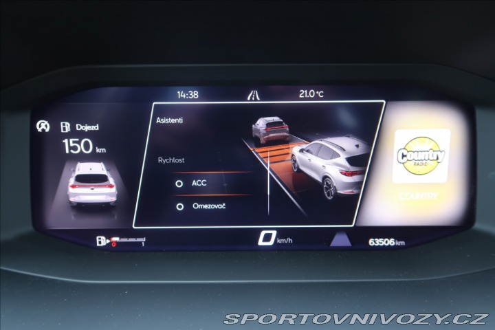 Cupra Formentor 1,5 TSI 110kW MAN ČR 1.ma 2022