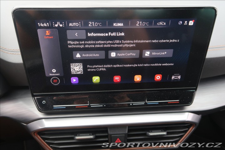 Cupra Formentor 1,5 TSI 110kW MAN ČR 1.ma 2022
