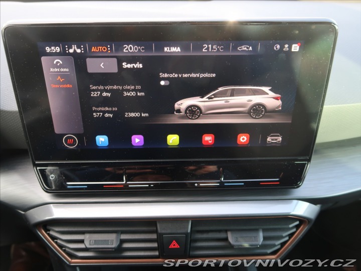 Cupra Leon 2,0 TSI 180kW DSG ČR 1.ma 2022