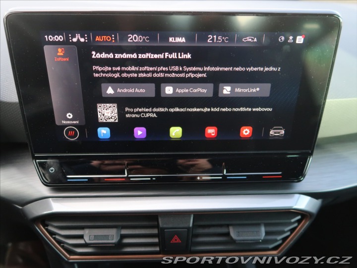 Cupra Leon 2,0 TSI 180kW DSG ČR 1.ma 2022