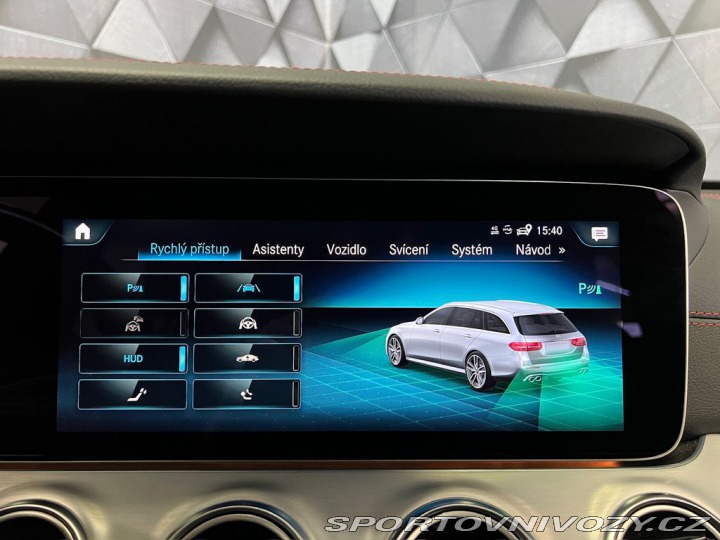 Mercedes-Benz E 4MATIC+, VZDUCH, PANORAMA 2021