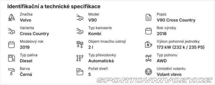 Volvo V90 D5 AWD | 173 kW | 2018 2018