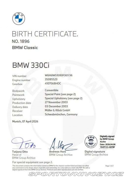 BMW 3 E46 330Ci Individual 2004