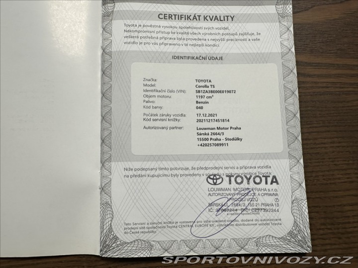 Toyota Corolla 1,2 Turbo 115PS  TS Comfo 2021