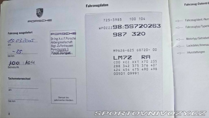 Porsche Boxster S 3.4 GT 2005