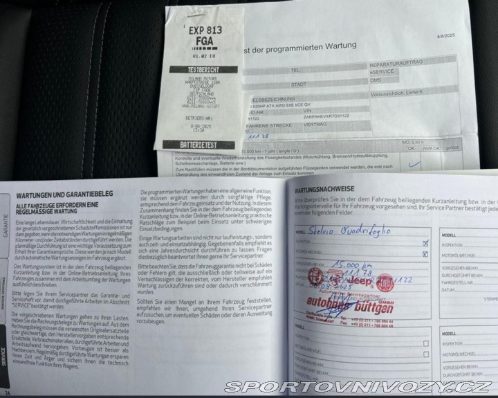 Alfa Romeo Stelvio QudriFoglio 382kw(ODPOČET 2024