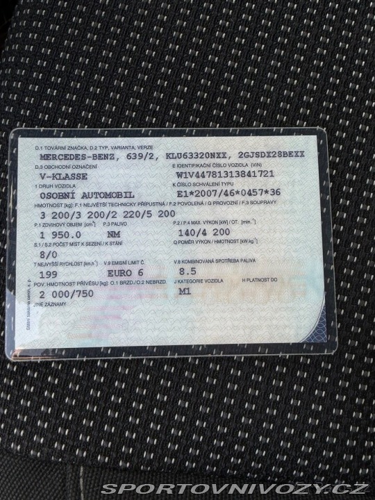 Mercedes-Benz Ostatní modely Třídy V 2,0   250 4x4 2021 2021