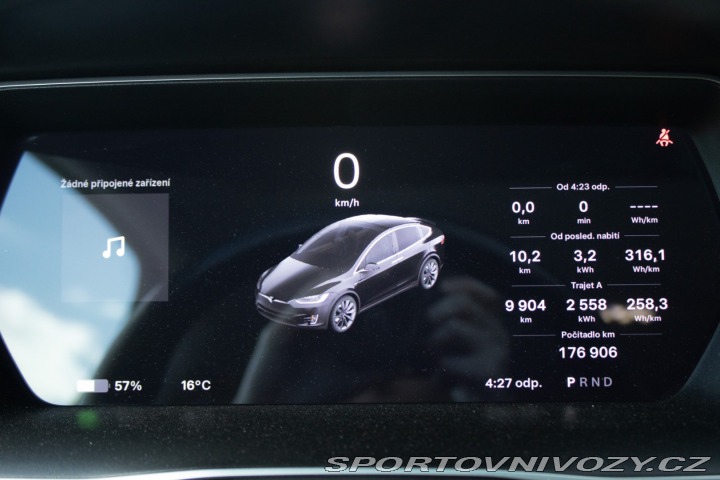 Tesla Model X 386 kW, elektromotor, au 2017