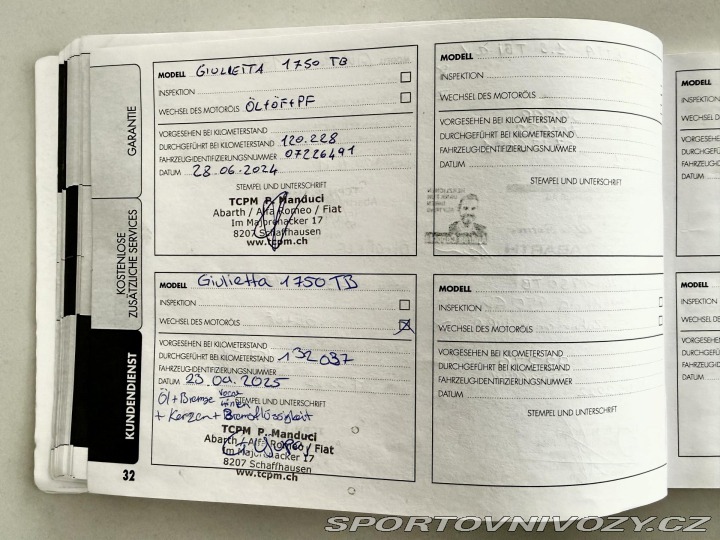 Alfa Romeo Giulietta 1.75 TBi Q.V. REZERVACE 2013