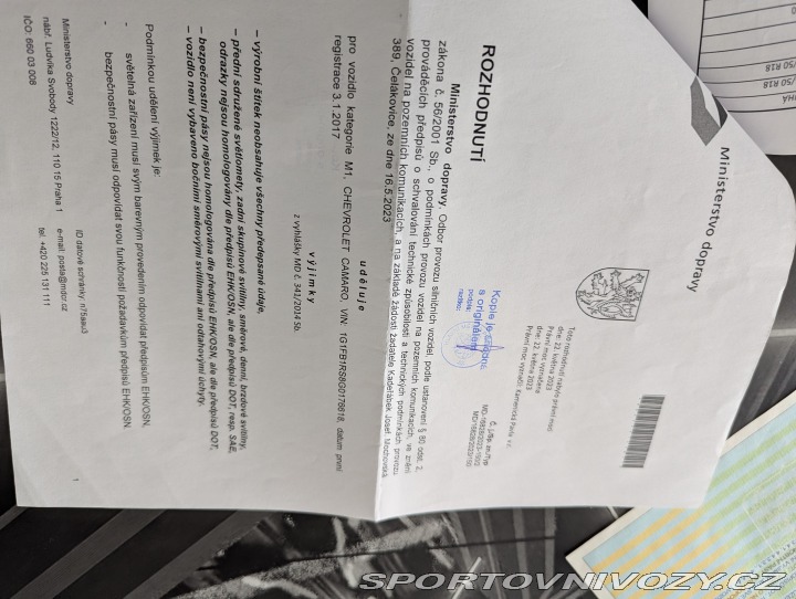 Chevrolet Camaro Gen 6 2017