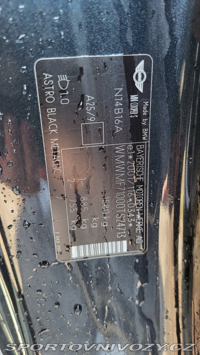 Mini Cooper S R56 1.6turbo 128kw 2008