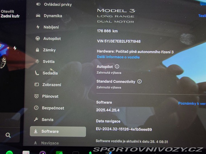 Tesla Model 3 Long Range D.M PRODÁNO 2019