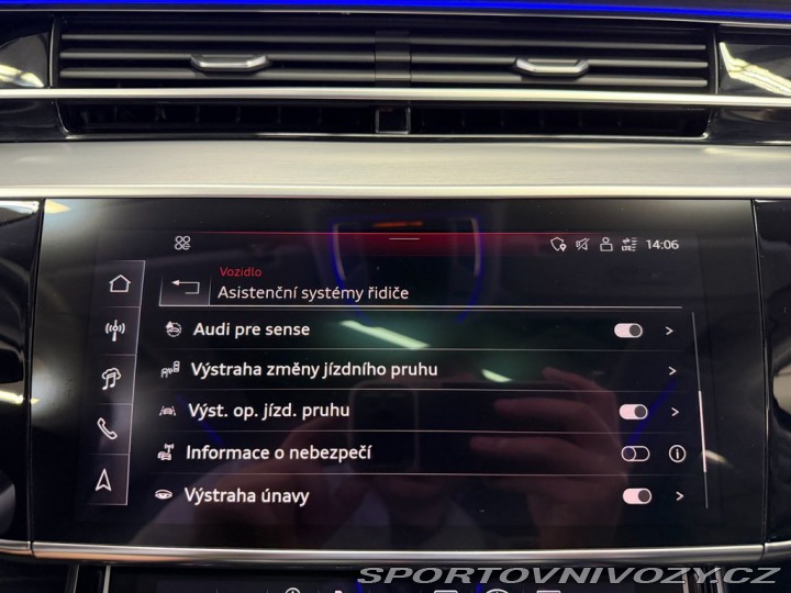 Audi S8 TFSi QUATTRO, MASÁŽE, B&a 2024