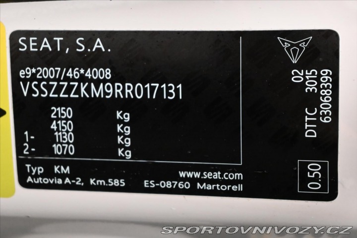 Cupra Formentor 2,0 TDI 110kW DSG Záruka 2023
