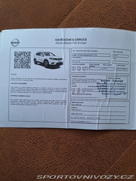 Nissan Ostatní modely X-Trail 2,0 dCi 4x4 automat 2018