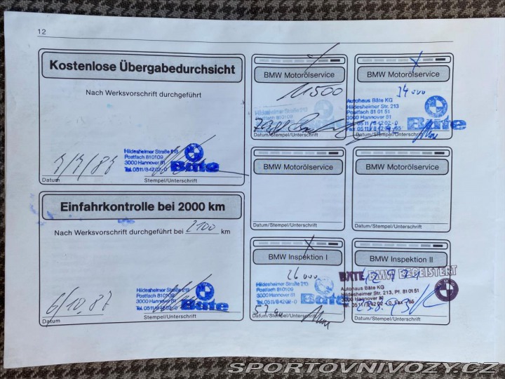 BMW 3 2.7 325e 114.450km! Plná 1987