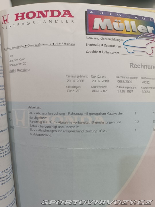 Honda Civic EK4 1,6 VTI 1997