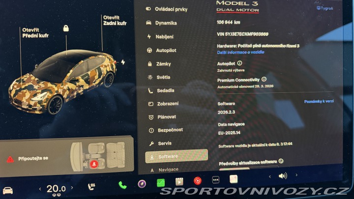 Tesla Model 3 Performance 2021, DPH 2021