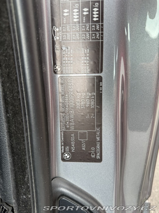 BMW 3 E92 335i N54 2007