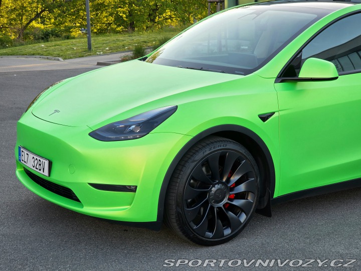 Tesla Model Y Performance, původ ČR 2024